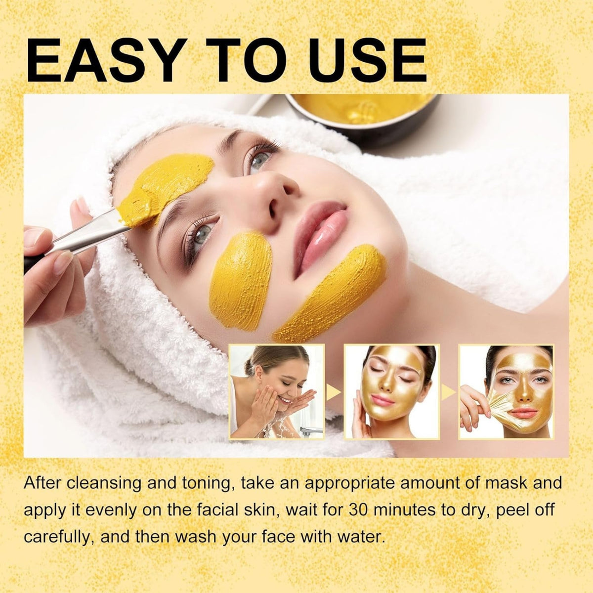 Retinol Snake Venom Peptide Gold Mask
