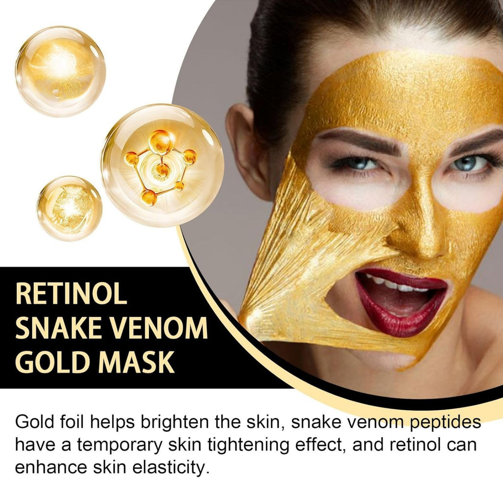 Retinol Snake Venom Peptide Gold Mask