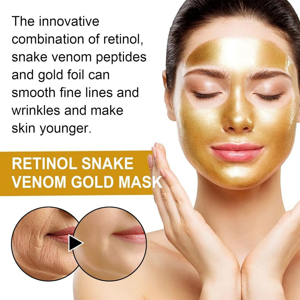 Retinol Snake Venom Peptide Gold Mask